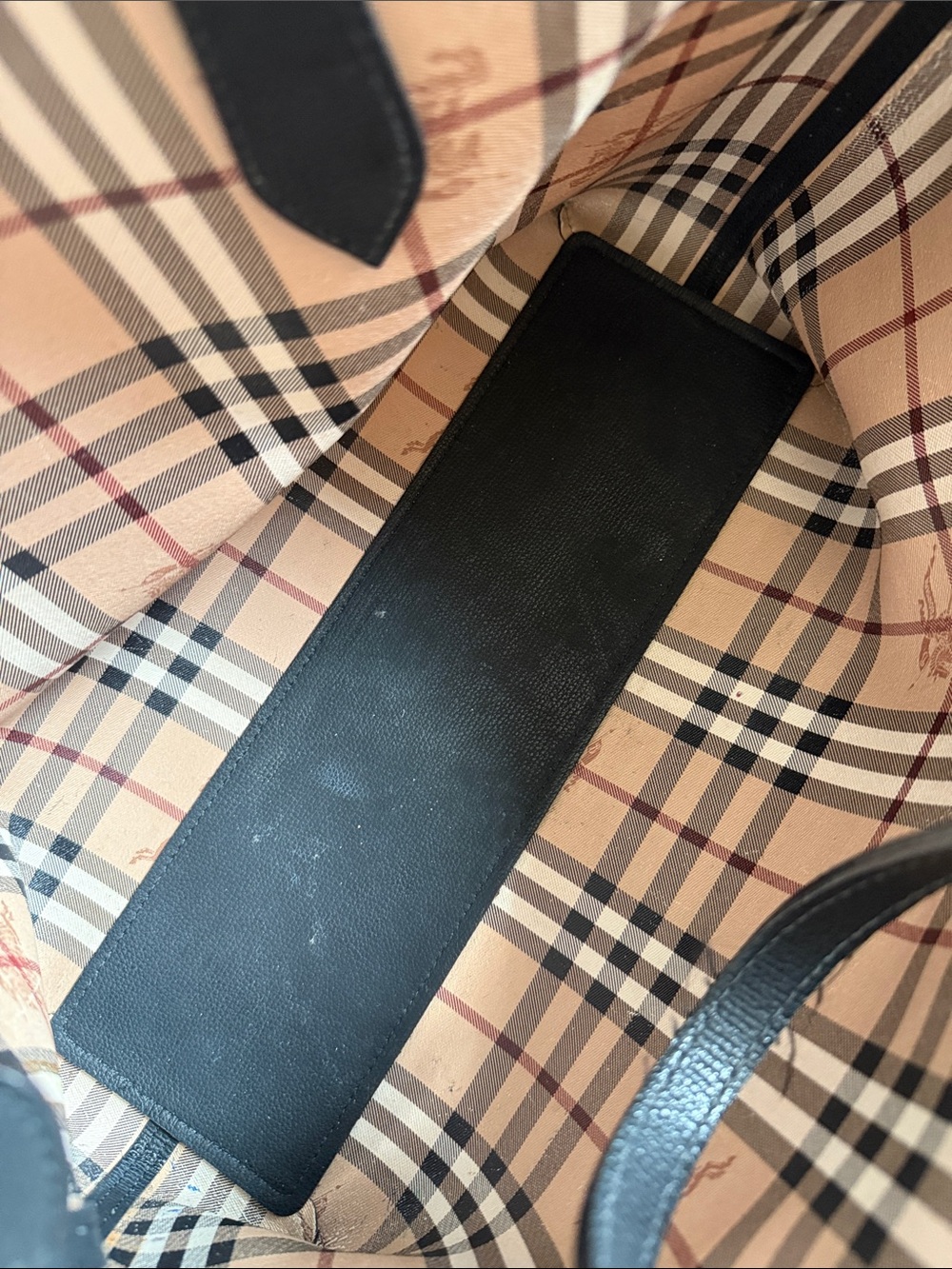 Black Leather Tote Bag - Classic Everyday Carry - Picture 5 of 6